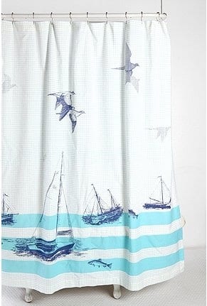 Gold Polka Dot Shower Curtain Nautical Shower Curtains at Wa