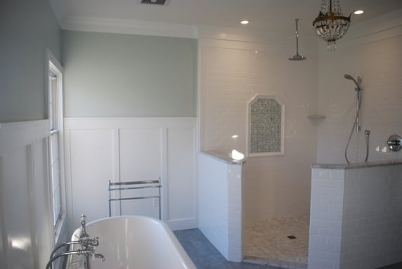 After Bathroom Makeover - Inside View