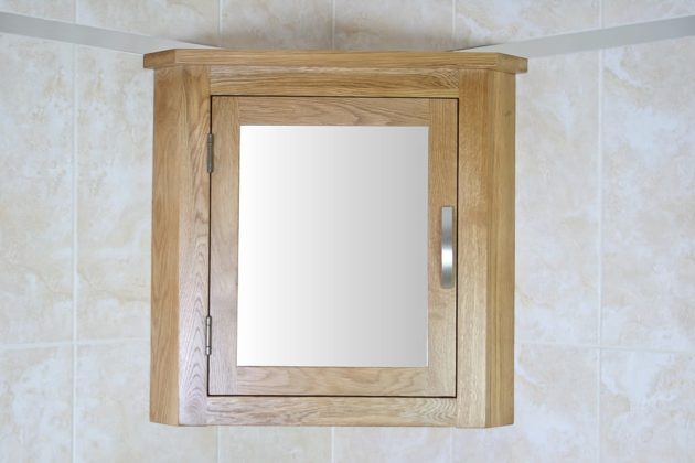 Corner Wall Mounted Bathroom Cabinet