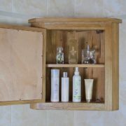 Oak Bathroom Cabinet with Storage