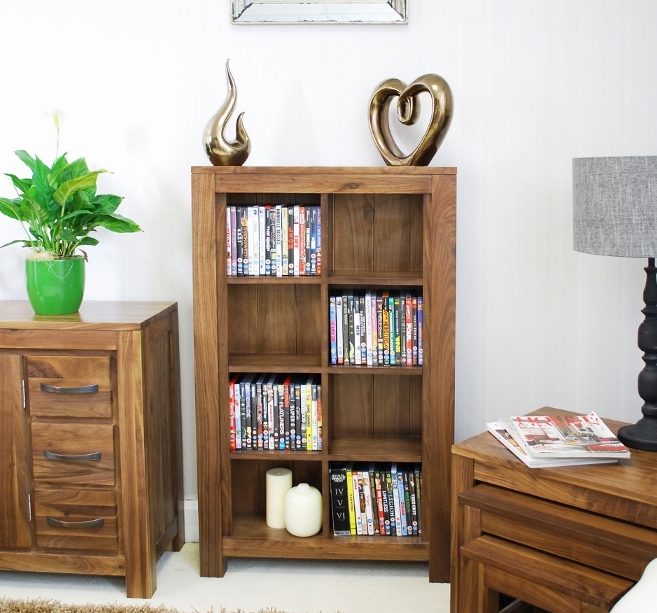 Mayan Walnut Furniture DVD/CD Storage