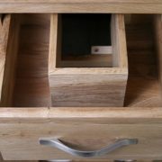 Oak Unit Drawers Opened
