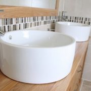 Large Round Ceramic Bathroom Basins