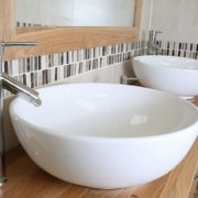 Ceramic Oval Bathroom Basins - Side View