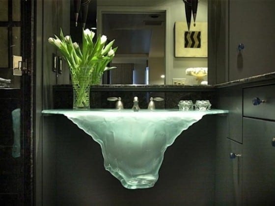 Unusual Iceberg Shaped Bathroom Basin