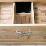 Open Drawers Showing Storage