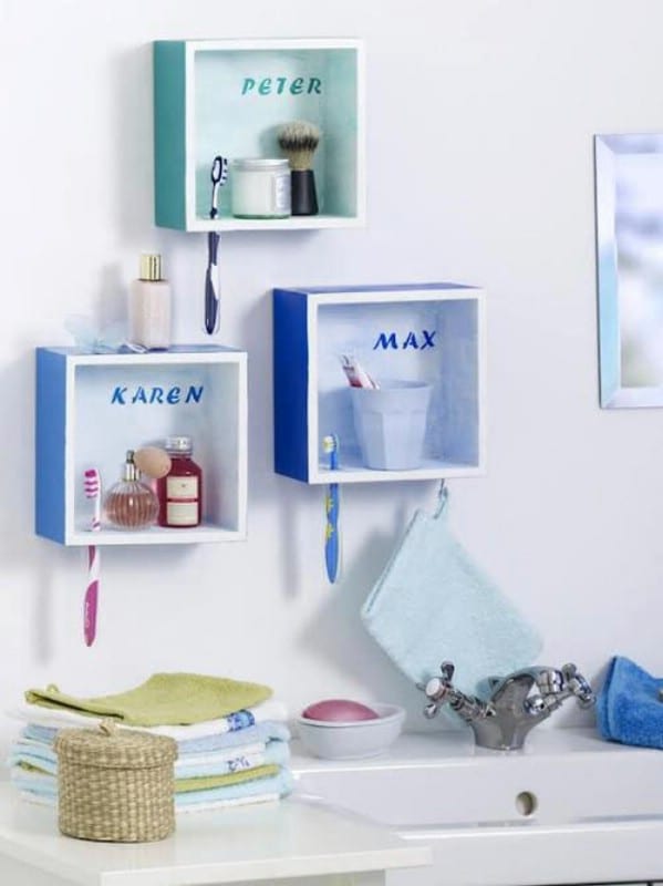 Bathroom Personalised Shelves 