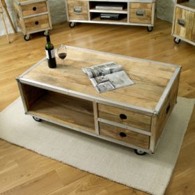 ROADIE CHIC OPEN COFFEE TABLE