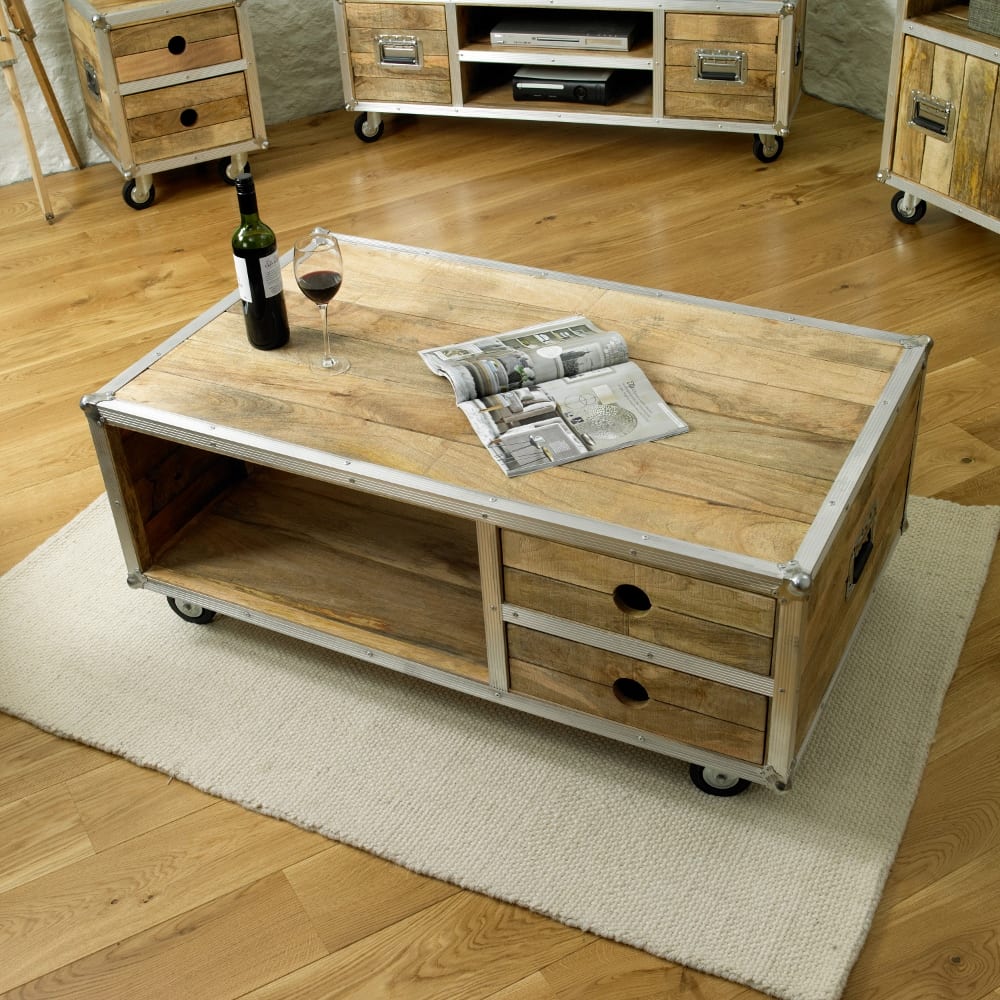 ROADIE CHIC OPEN COFFEE TABLE