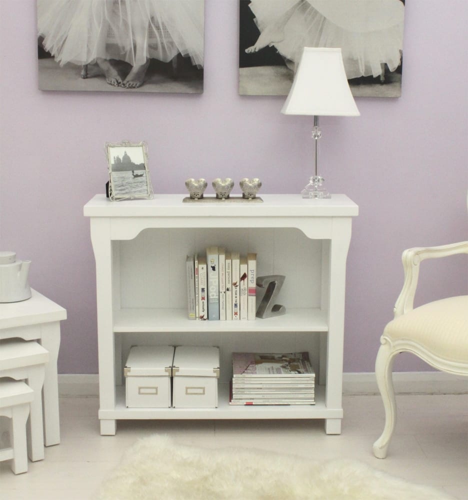 Low White Oak Hampton Bookcase