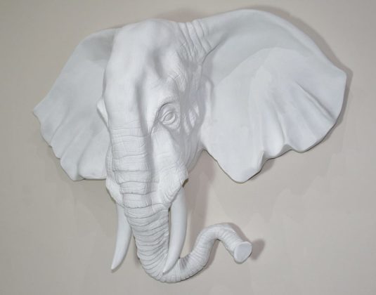 Resin Elephant Head