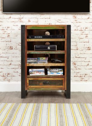 Reclaimed Wood Entertainment Cabinet