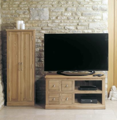 Solid Oak Tv Cabinet