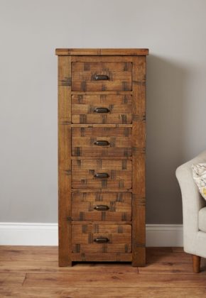 Heyford Rough Sawn Oak Chest of Drawers