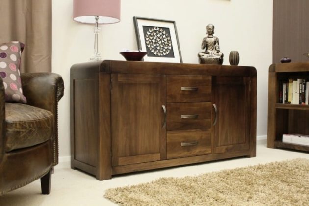 Shiro Walnut Large Sideboard