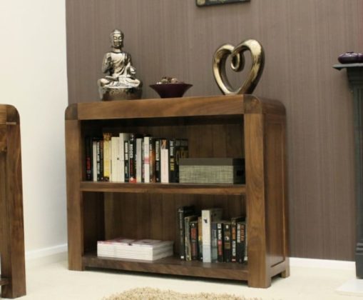 Shiro Walnut Low Bookcase