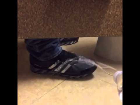 Urinating on Shoes