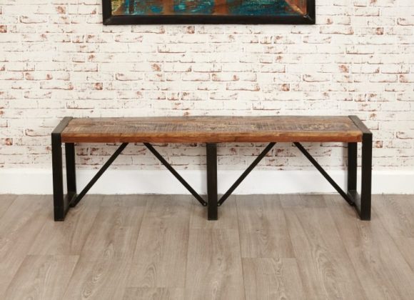 Large Urban Chic Dining Room Bench