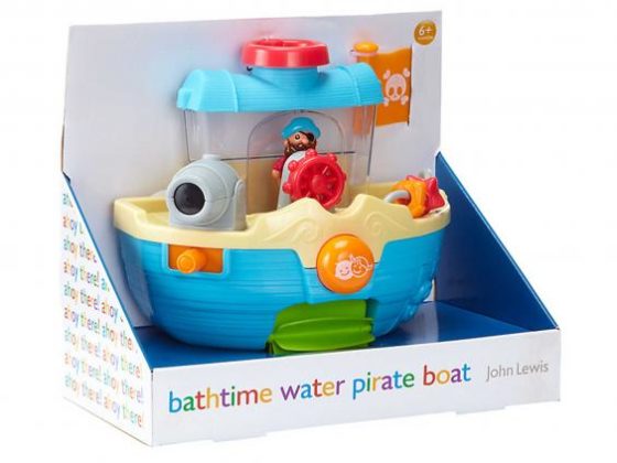 Plastic Pirate Boat Bath Toy