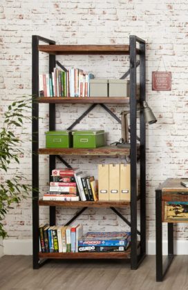 Large 5 Shelf Chic Bookcase