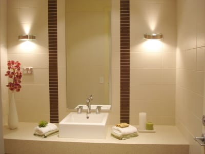 Stylish & Subtle Bathroom Lighting