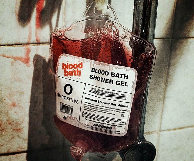 Blood Bubble Bath Packet