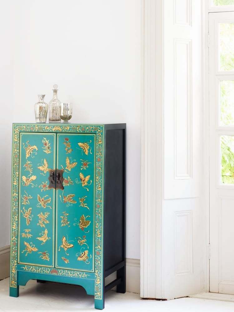 Medium Blue Coloured Cabinet