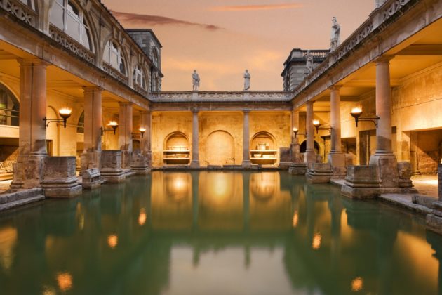 An Old Styled Roman Bath 