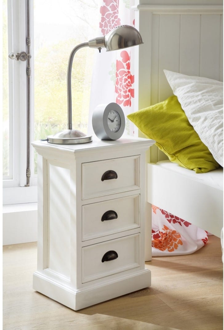 Bedside Table with Three Drawers