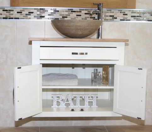 Painted Floating Single Vanity Unit