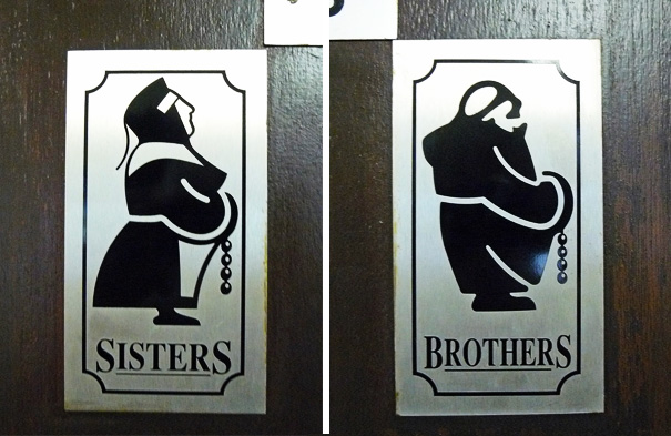Religious Toilet Sign