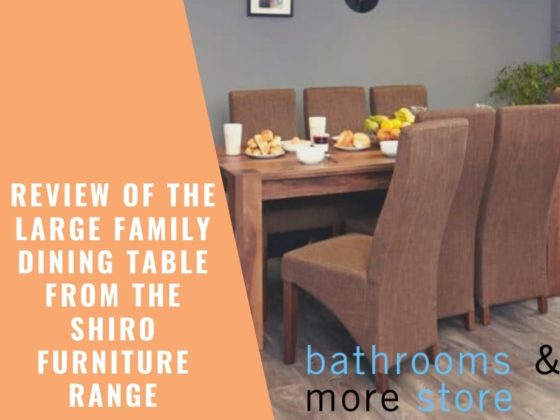 Review of the Large Family Dining Table from the Shiro Furniture Range