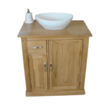 Oak Vanity Unit