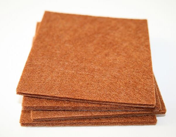 8x Large Square Floor Furniture Protector Felt Pads