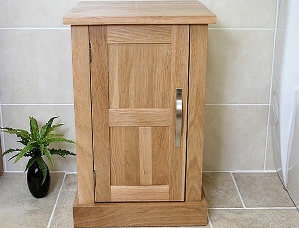 Oak Bathroom Storage Unit 309