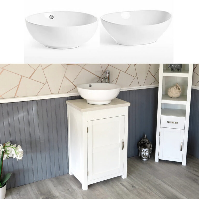 White Painted Vanity White Quartz Top Ceramic Basin Unit 308PWQCBC