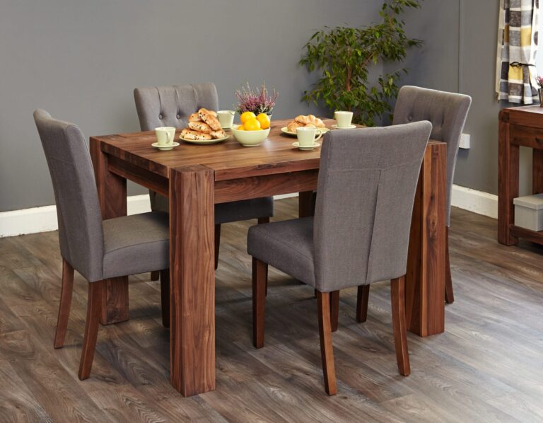 Shiro Walnut Dining Table (4 Seater) CDR04A