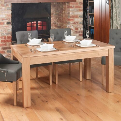 Mobel Extending Oak Dining Table (Seats 4-8) COR04E