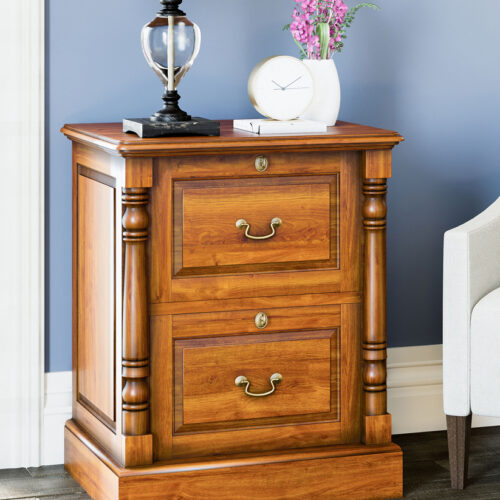La Reine Two Drawer Filing Cabinet IMD07A