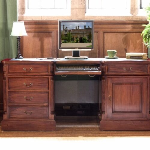 La Roque Twin Pedestal Computer Desk IMR06C