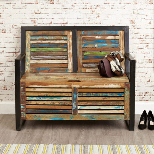 Urban Chic Storage Monks Bench (with shoe storage) IRF20B