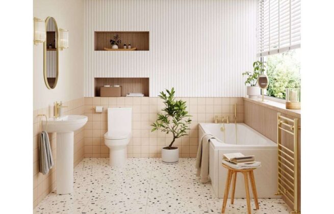 July Full Suite & Bath w/Brushed Brass Finishes