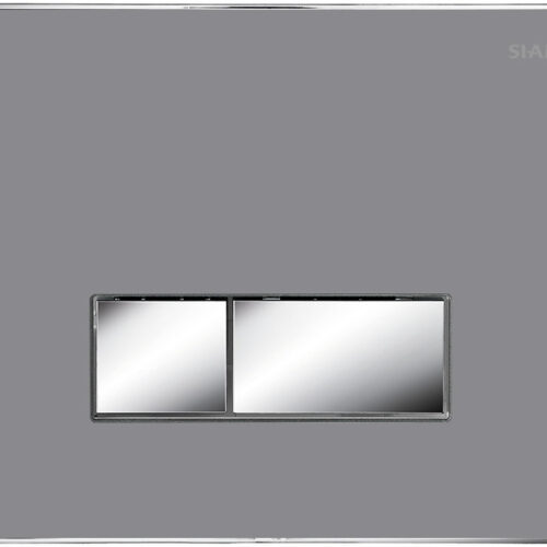 Cassius Flushplate - Flat Grey