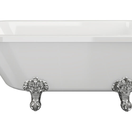 Sentra Freestanding 1500x750x650mm 2TH Corner Bath w/Feet