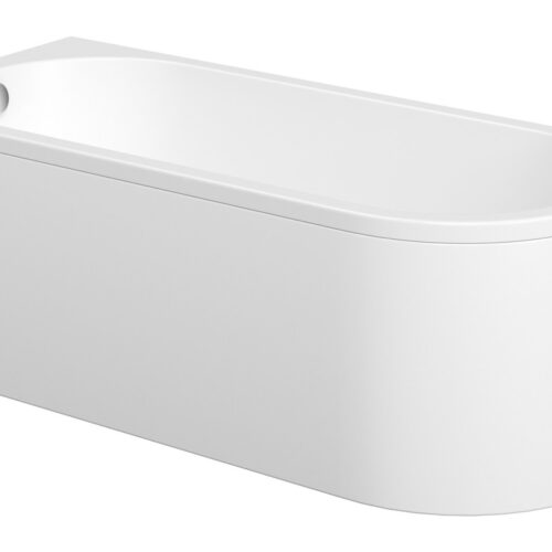 Mariner J Shape 1700x725x600mm 0TH Bath w/Legs (LH)