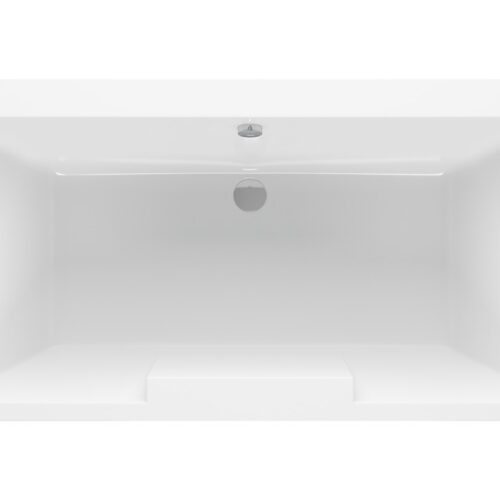 Metro Deluxe Square Double Ended 1700x750x550mm 0TH Bath w/Legs
