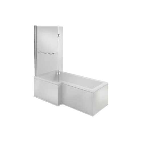 Cetera L Shape 1700x700 LH Shower Bath Pack