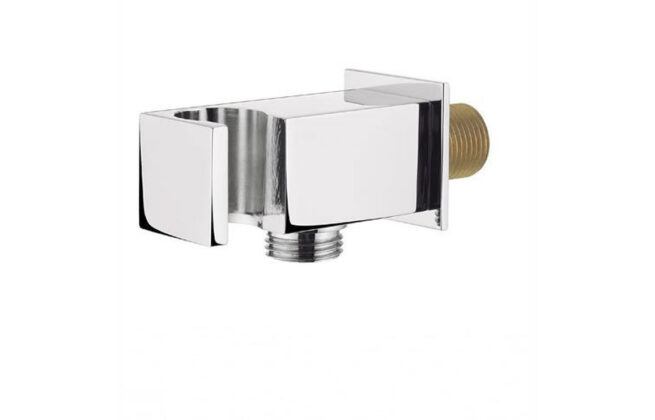 Square Handset Wall Bracket with Wall Outlet