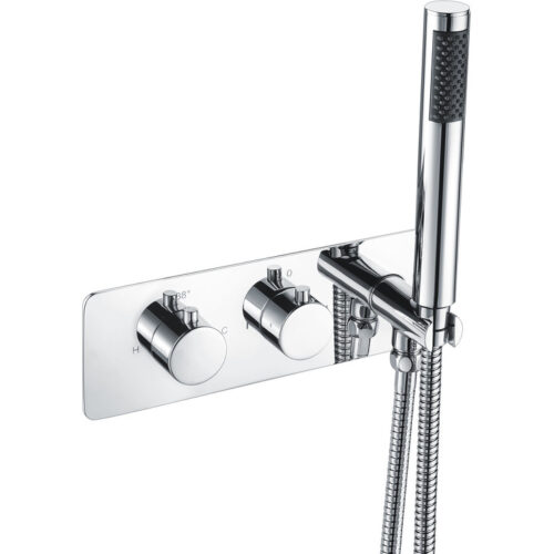 Lexi Thermostatic Shower Valve with Handset - Two Outlet