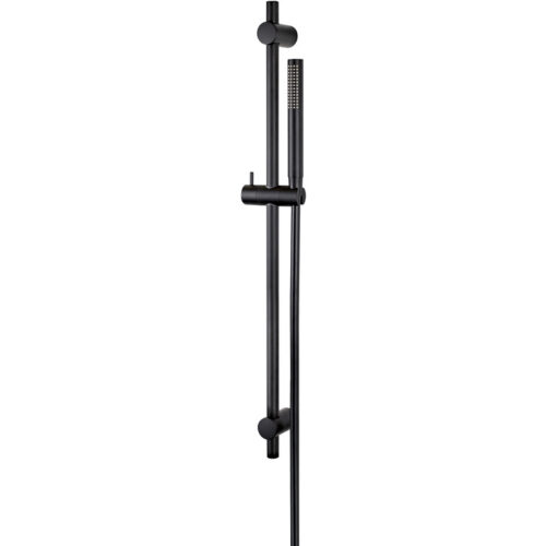 Vema Maira Black ABS Riser Rail w/Hose & Handset